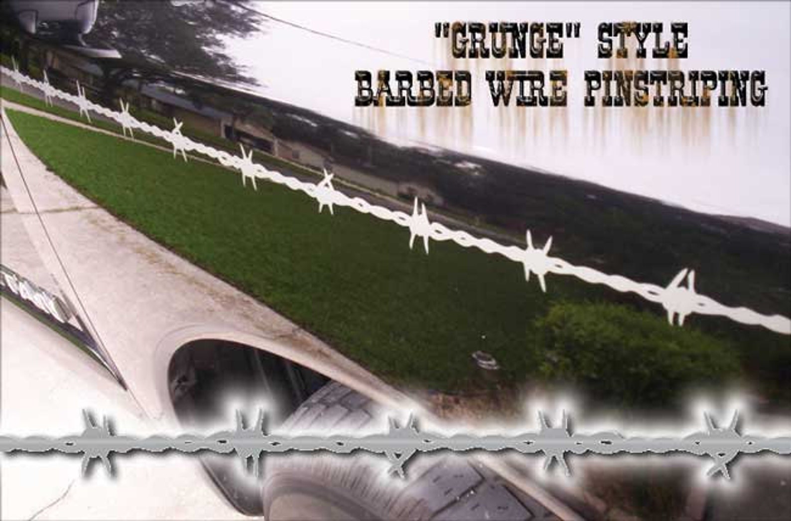Barbed Wire Automotive Pinstriping... Choose Your Favorite Etsy
