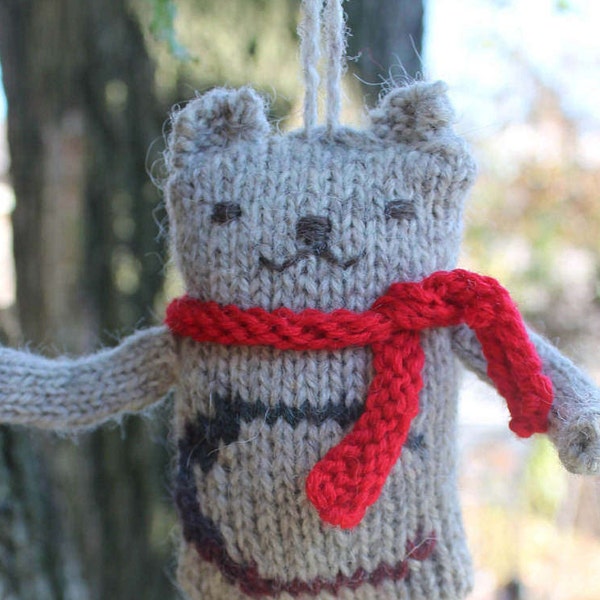 cute knit bear personalized toy Teddy stuffed animal small plush waldorf ornament custom gift mini initial amigurumi nursery kawaii initial