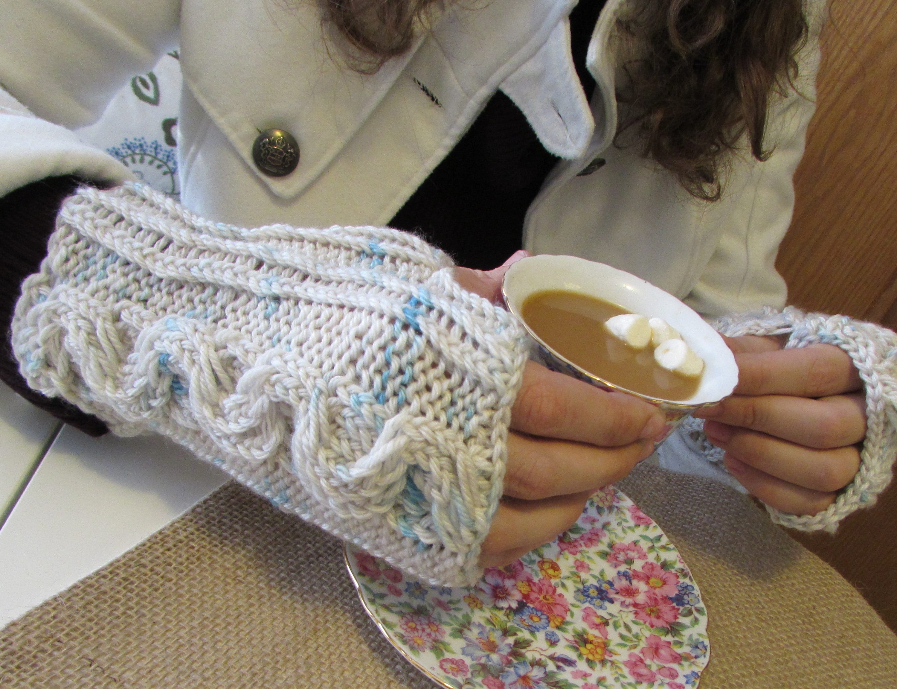 【COSYHARU】Cable Damage Knit GREY CABLE DAMAGE KNIT – 017 Shop