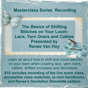 Shifting Stitches on Your Knitting Loom: Recorded Class