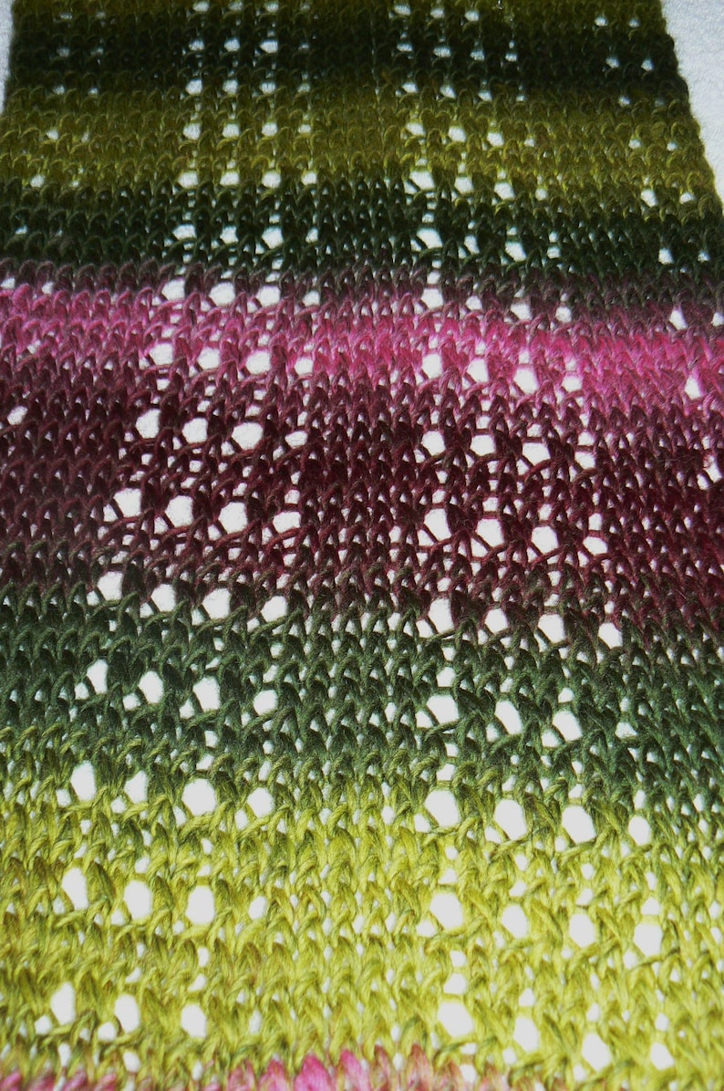 Simple Lace Wrap Loom Knit Pattern image 2