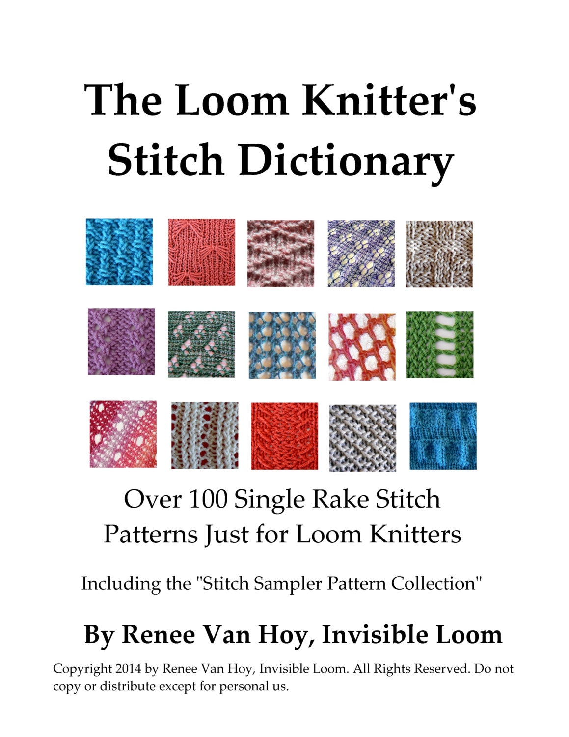 In the Attic Knitting Loom Round Loom Knitting Patterns spiral book