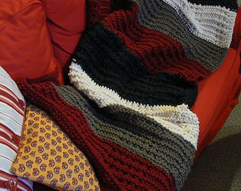 Mr. Woodhouse' Afghan for Loom Knitter