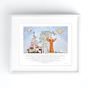 This piece brings both a spiritual message as well as artistic grace to any home. Perfect for gifting or that special meditative space.