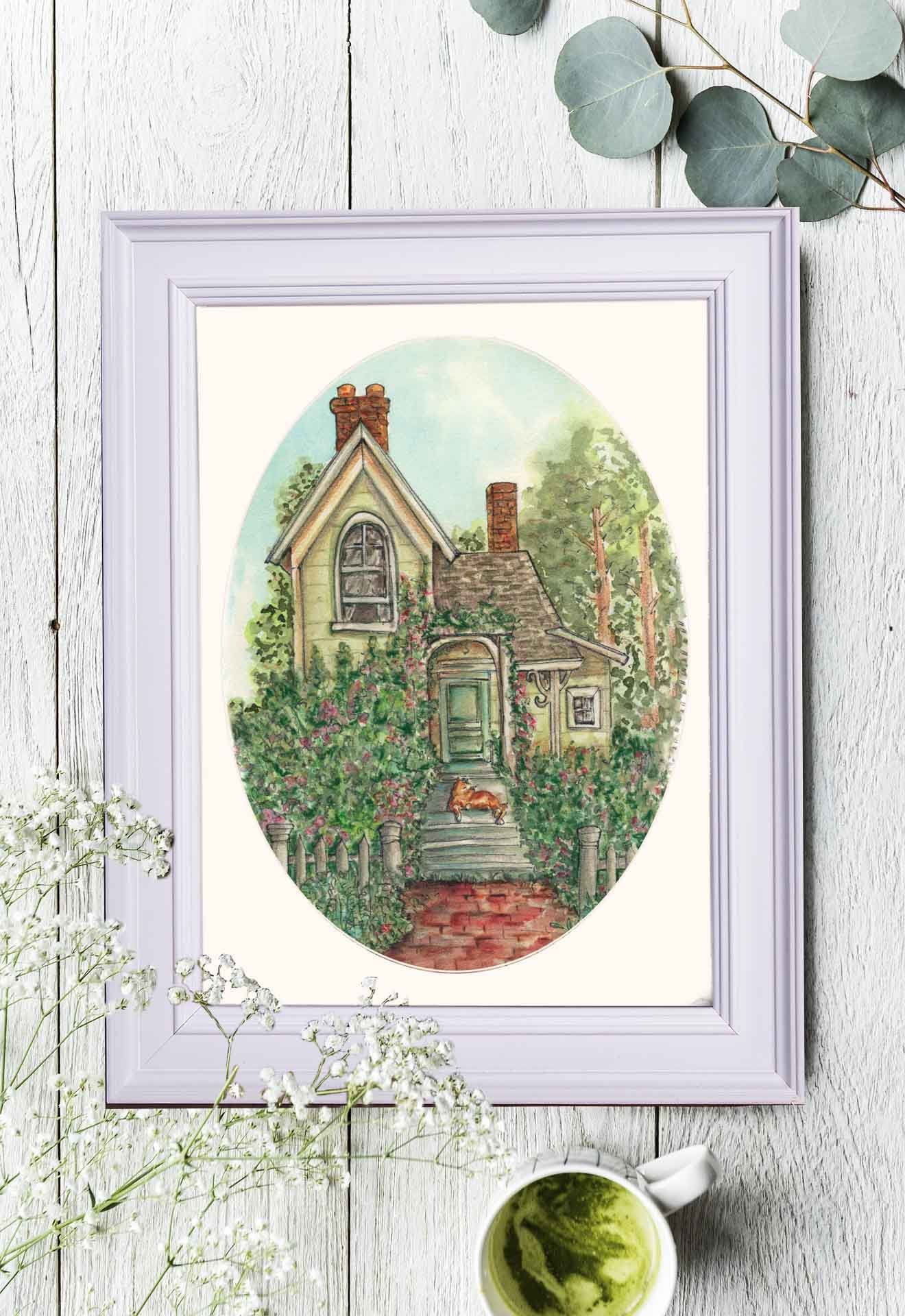 The dream life cottage wall art cottage core printable art Etsy