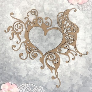 Scrapaholics Chipboard - Gothic Heart Frame