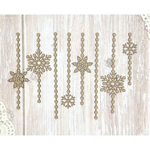 Scrapaholics Chipboard - Winter Dangles