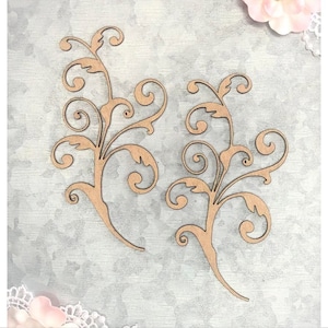 Scrapaholics Chipboard - Schnörkel Set 8