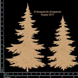 Scrapaholics Chipboard Winter Trees image 2