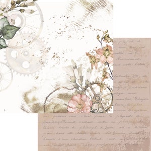 Scrapaholics 12&quot; x 12&quot; thick scrapbook paper Memoirs Collection - Keepsake