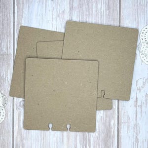 Scrapaholics Chipboard - 4&quot;x4&quot; Memory Dex Card Blanks