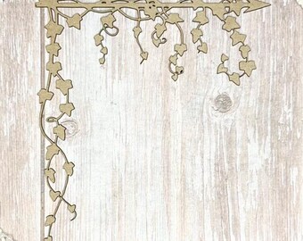 Scrapaholics Chipboard - Ivy Vine Corner