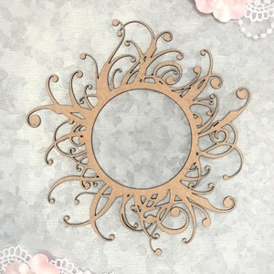 Scrapaholics Chipboard - Swirl Rahmen