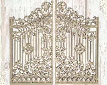 Scrapaholics Chipboard - Ornate Gate