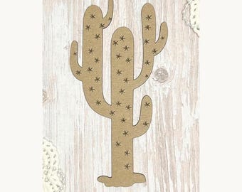 Scrapaholics Chipboard - Cactus