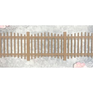 Scrapaholics Chipboard Simple Wrought Iron Fence image 1