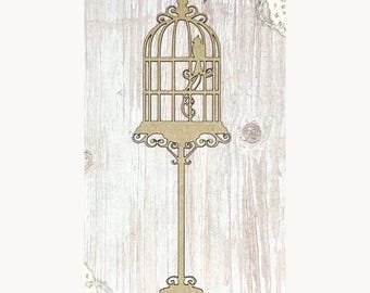Scrapaholics Chipboard - Bird Cage 1
