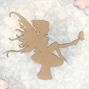 Scrapaholics Chipboard - Sitzende Fee 2