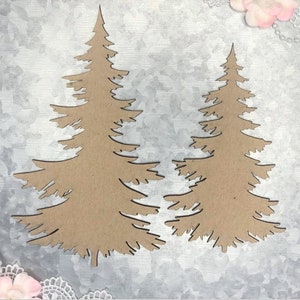 Scrapaholics Chipboard Winter Trees image 1