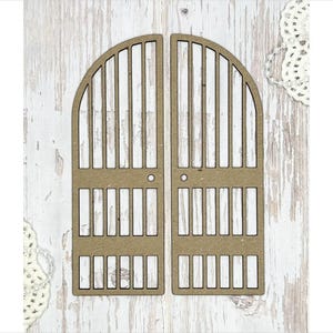 Scrapaholics Chipboard - Metal Gate
