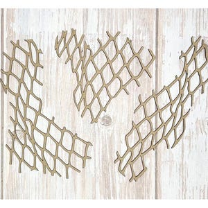 Scrapaholics Chipboard - Fish Net Pieces