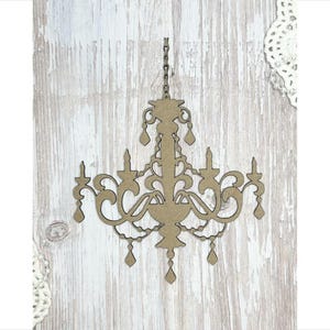 Scrapaholics Chipboard - Chandelier 2 Large