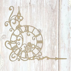 Scrapaholics Chipboard - Steampunk klockhörna