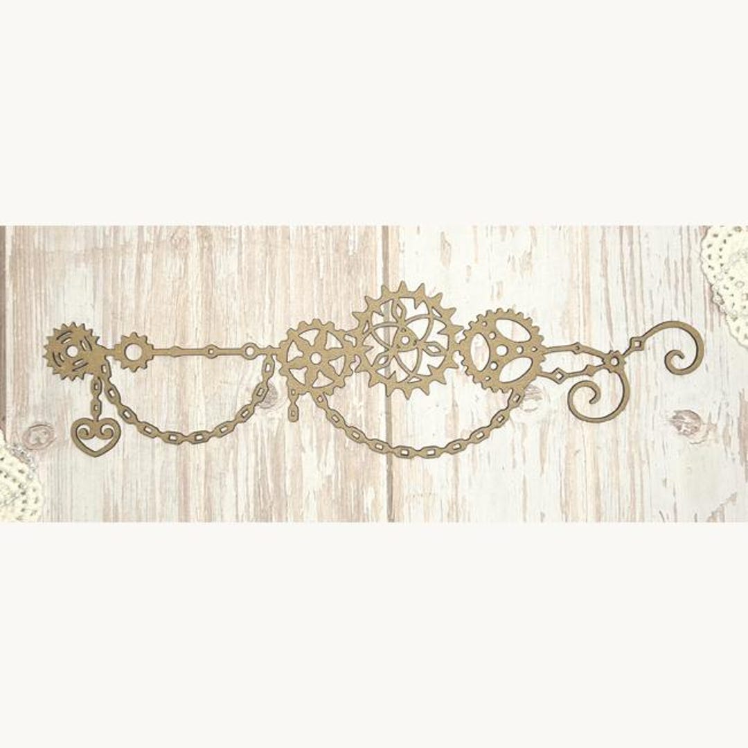 Scrapaholics Chipboard - Cog Border 2 - Etsy