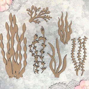 Scrapaholics Chipboard Sea Foliage 2 image 1