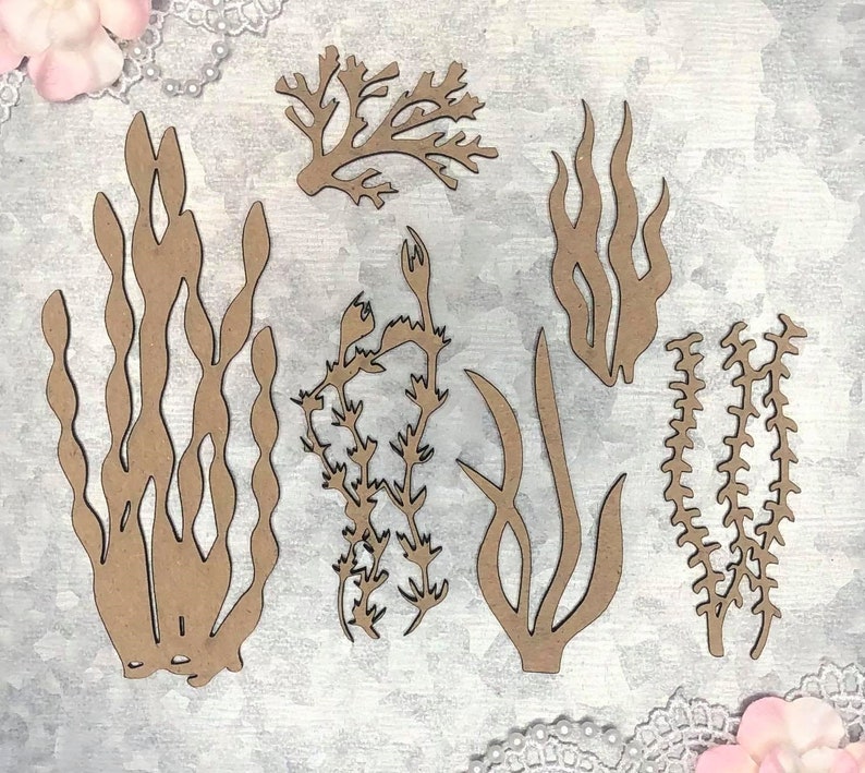 Scrapaholics Chipboard Sea Foliage 2 image 1