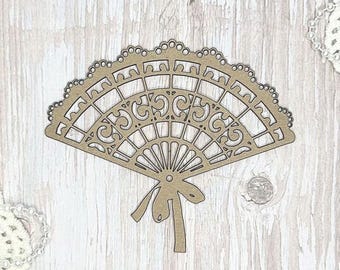 Scrapaholics Chipboard - Asian Fan