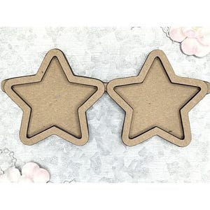 Scrapaholics Spaanplaat - Star Sunglasses Shaker