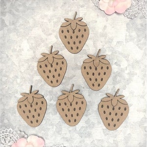 Scrapaholics Chipboard - Fraises en couches Style 2