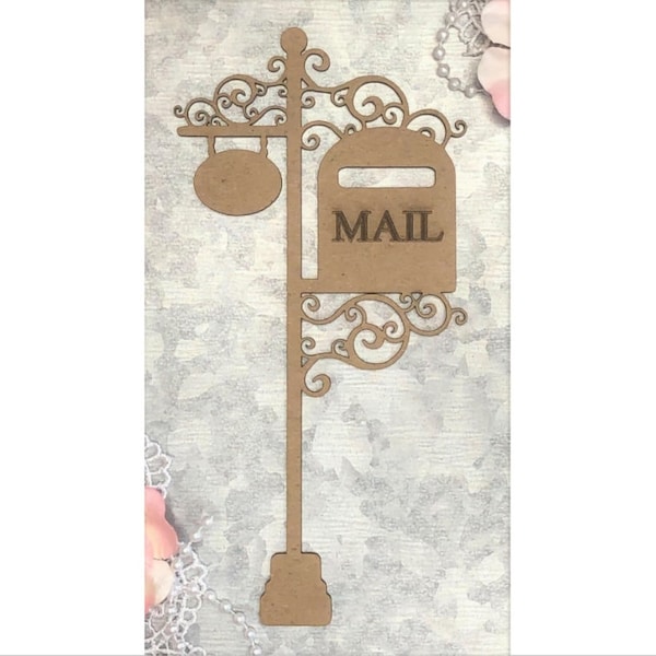 Scrapaholics Chipboard - Vintage Mailbox