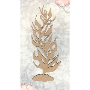 Scrapaholics Chipboard - Großes Seegras