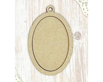 Scrapaholics Chipboard - Shaker Tag Style 2