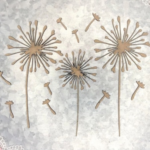 Scrapaholics Chipboard - Pusteblumen