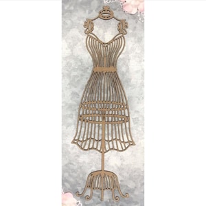 Scrapaholics Chipboard - Forma do sukni 2