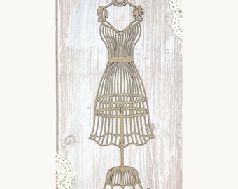 Scrapaholics Chipboard - Dress Form 2