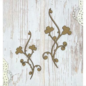 Scrapaholics Chipboard - Whimsy Flower Set 2
