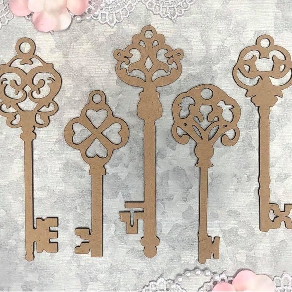 Scrapaholics Chipboard - Skeleton Keys