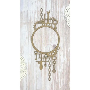 Scrapaholics Chipboard - Steampunk Frame 2