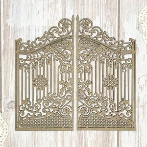 Scrapaholics Chipboard - Ornate Gate