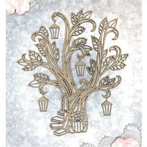 Scrapaholics Chipboard - Fairy Tree House