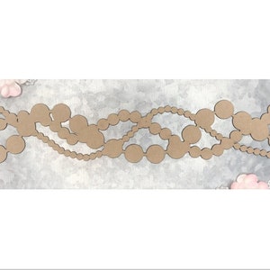 Scrapaholics Chipboard - Pearl Strings Border