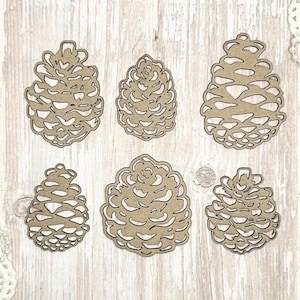 Scrapaholics Chipboard - Pinecones