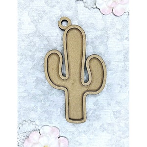 Scrapaholics Spaanplaat - Cactus Shaker Tag