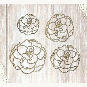 Scrapaholics Chipboard - Blossoms image 1