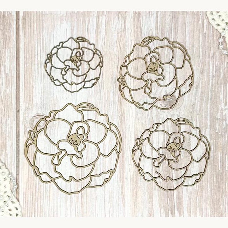 Scrapaholics Chipboard - Blossoms image 1