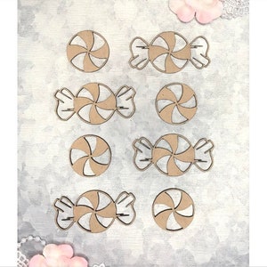 Scrapaholics Chipboard - Peppermints